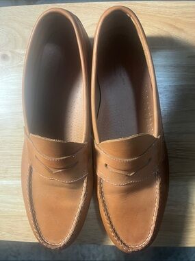 G.H. Bass & Co. Men’s Leather Penny Loafers in Light Brown